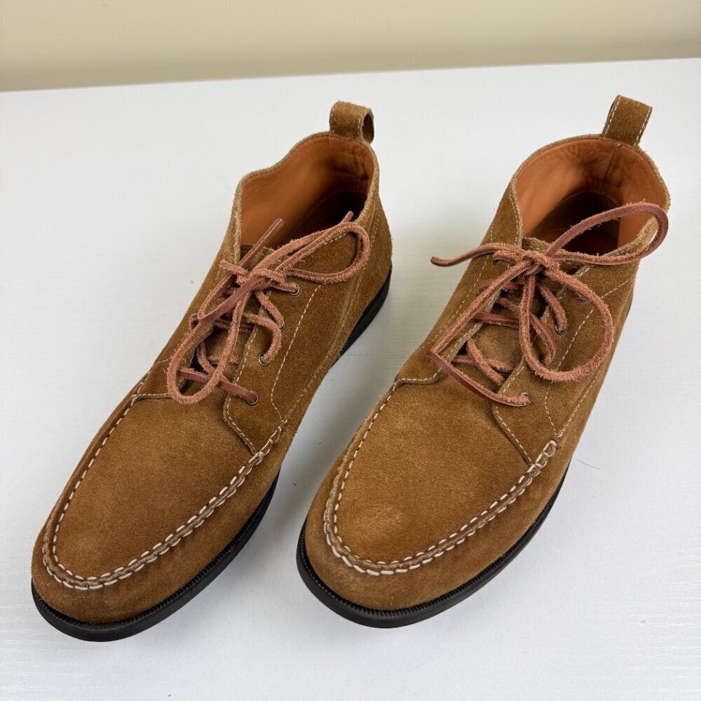 EUC J. Crew Hand-sewn Italian Soft Suede Leather Chukka Ankle Boots